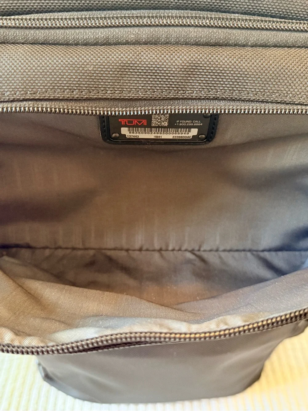 Tumi authentic corporate